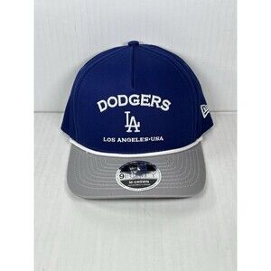 New Era 9FORTY Los Angeles Dodgers A-Frame M-Crown Adjustable Hat Cap OSFM